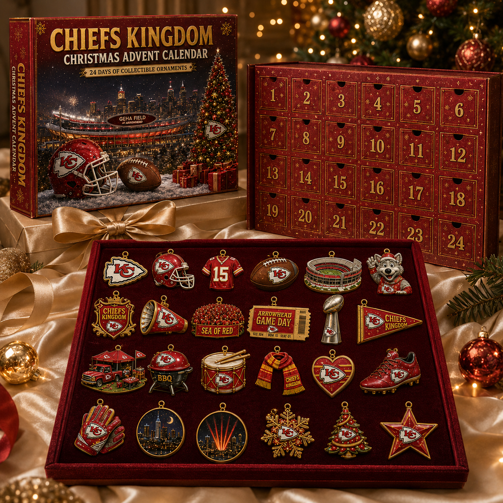🎄 Chiefs Kingdom Football Christmas Advent Calendar