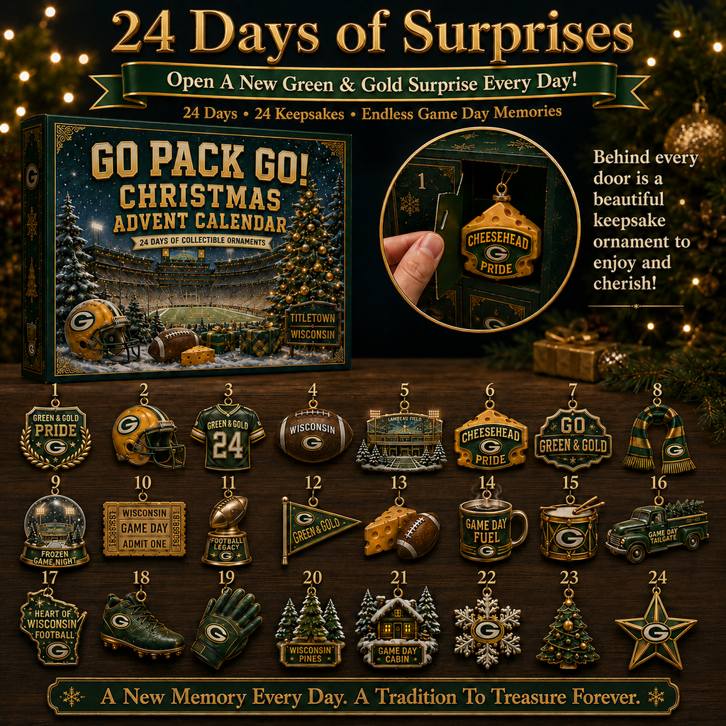 🎄 Go Pack Go! Football Christmas Advent Calendar