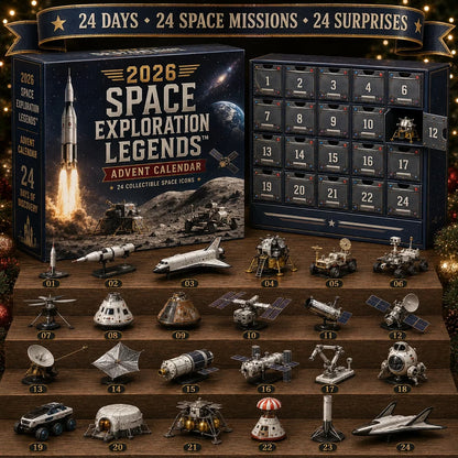 🚀🎁2026 Space Exploration Legends Advent Calendar – 🌌✨24 Days of Space Missions, 24 Collectible Surprises(📦Buy 2 Free Shipping)