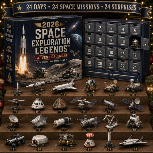 🚀🎁2026 Space Exploration Legends Advent Calendar – 🌌✨24 Days of Space Missions, 24 Collectible Surprises(📦Buy 2 Free Shipping)