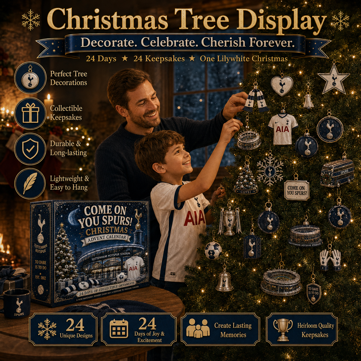 🎄 Come On You Spurs! Football Christmas Advent Calendar