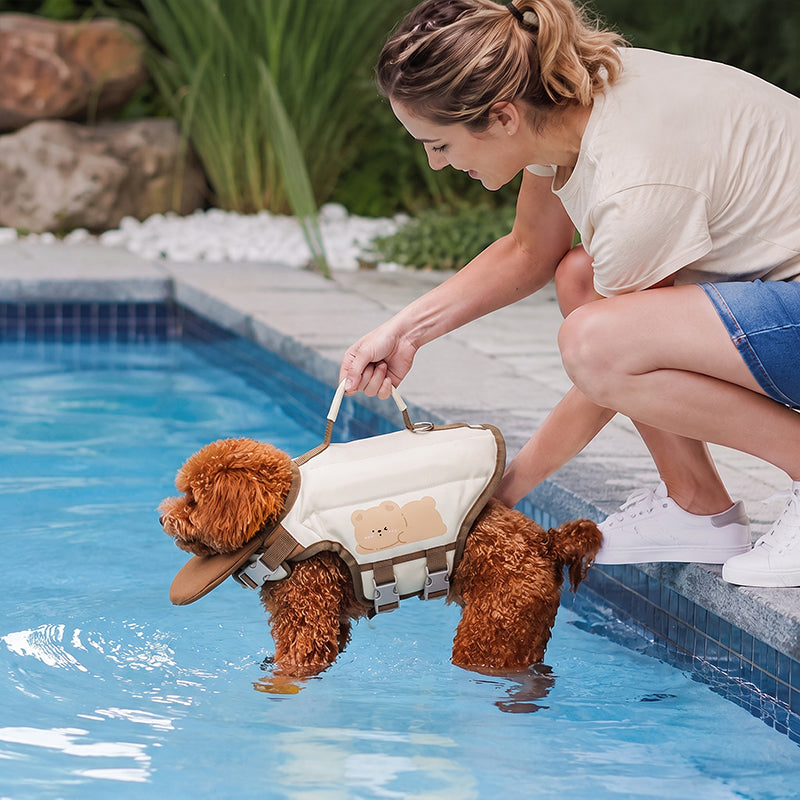 💥 LAST DAY 49% OFF🐶 -Paw-some Swim Gear – Animal-Shaped Life Jackets for Dogs & Cats🐱