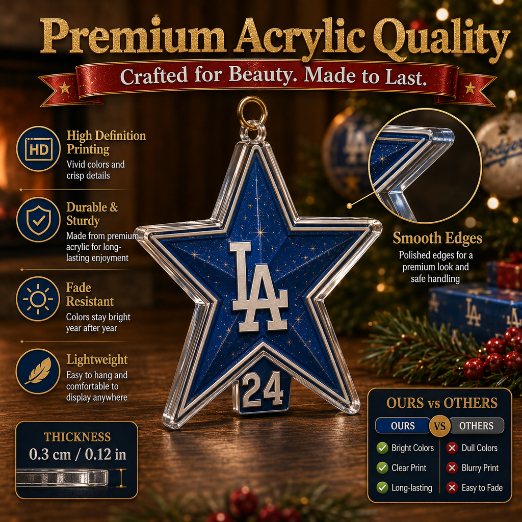 🎄 Let’s Go Dodgers! Baseball Christmas Advent Calendar
