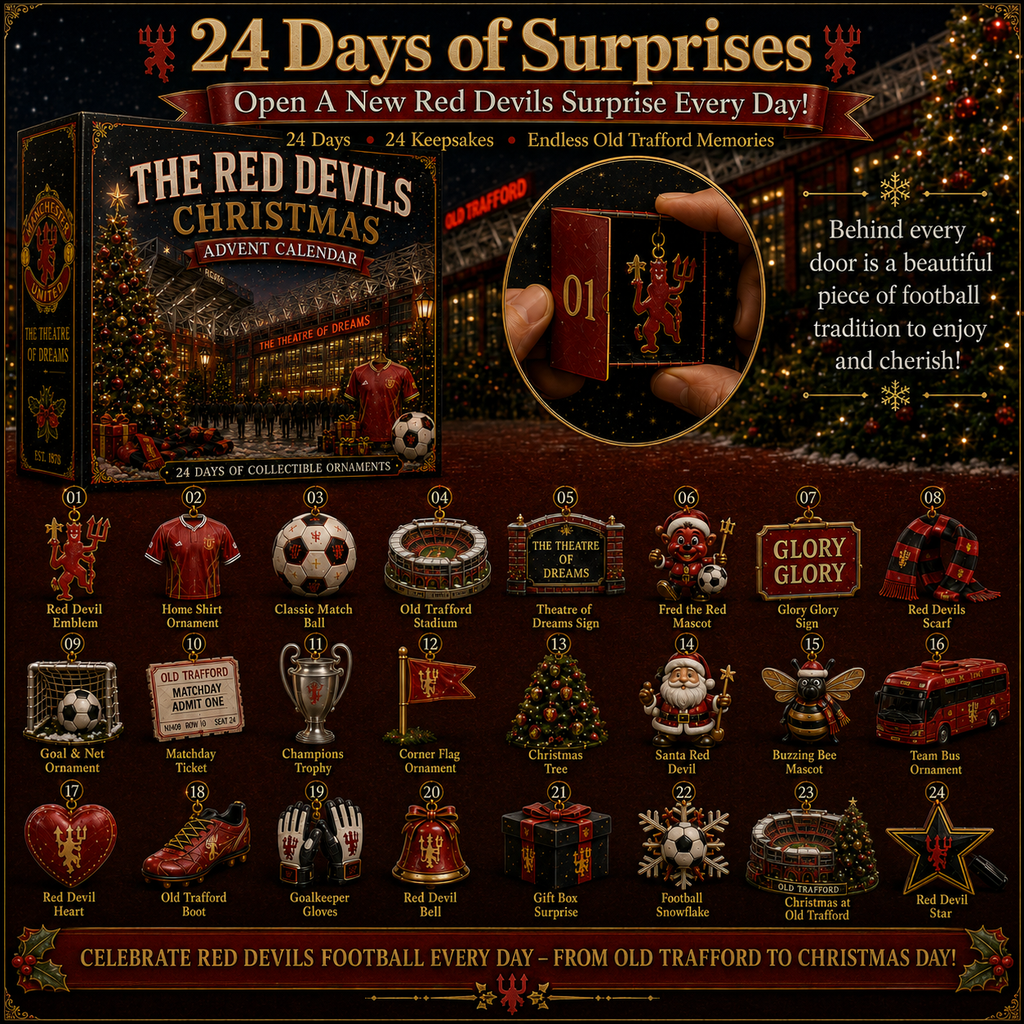 🎄 The Red Devils Football Christmas Advent Calendar
