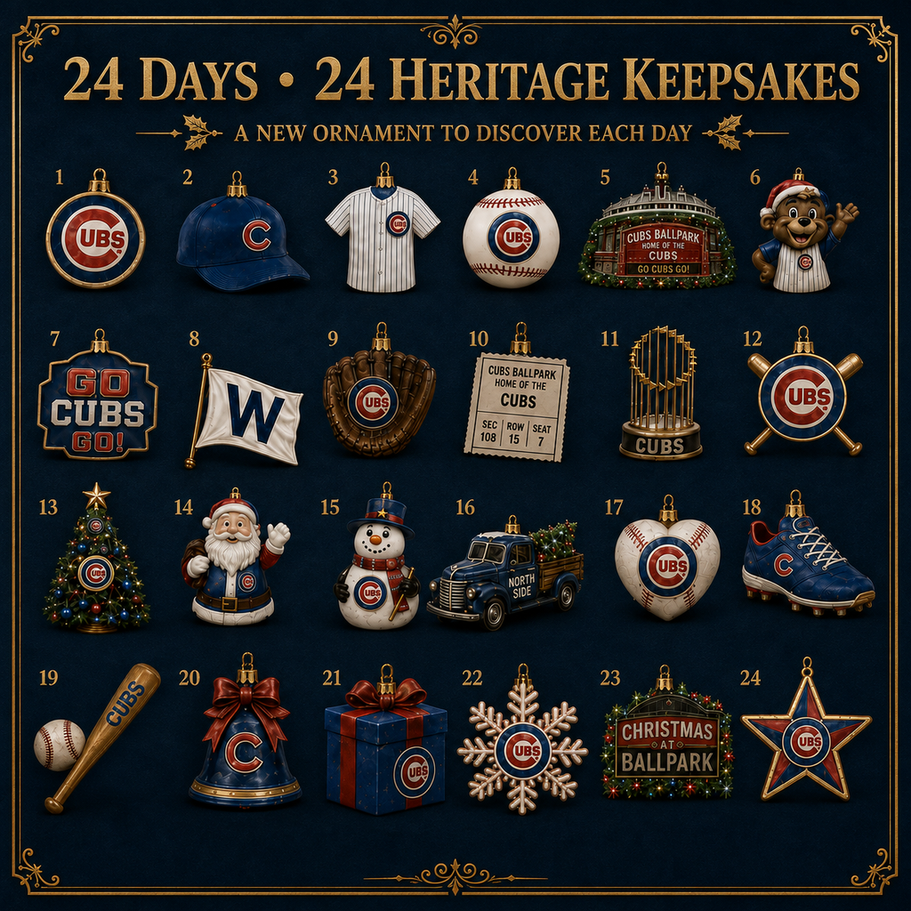 🎄 Go Cubs Go! Baseball Christmas Advent Calendar