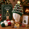 ⏳ Last Day 49% OFF – 🎄Beginner-Friendly Light-Up Christmas Tree Crochet Hat DIY Kit | Complete Kit with Coordinated Yarn, LED Lights & Step-by-Step Guide Included 💕