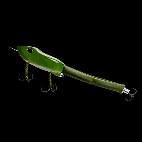 ⏳ Last Day 49% OFF – 🐸 Top Frog 6.5" Pre-Rigged Topwater Fishing Lure | Line-Thru Kicking-Leg Action, 1.2 oz Body & 100 lb Leader Included 🎣✨