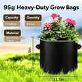 5-Pack 5 Gallon Grow Bags – Heavy Duty Aeration Fabric Pots With Handles