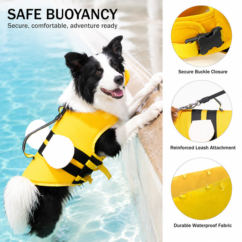 💥 LAST DAY 49% OFF🐶 -Paw-some Swim Gear – Animal-Shaped Life Jackets for Dogs & Cats🐱