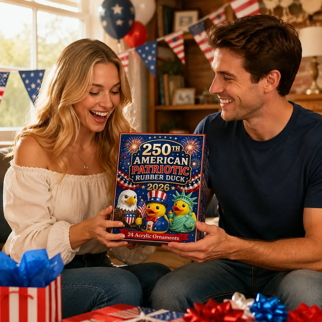 🎉 Limited Edition!🔥- 250th American Patriotic Rubber Duck Advent Calendar 2026