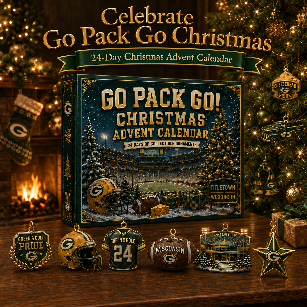 🎄 Go Pack Go! Football Christmas Advent Calendar