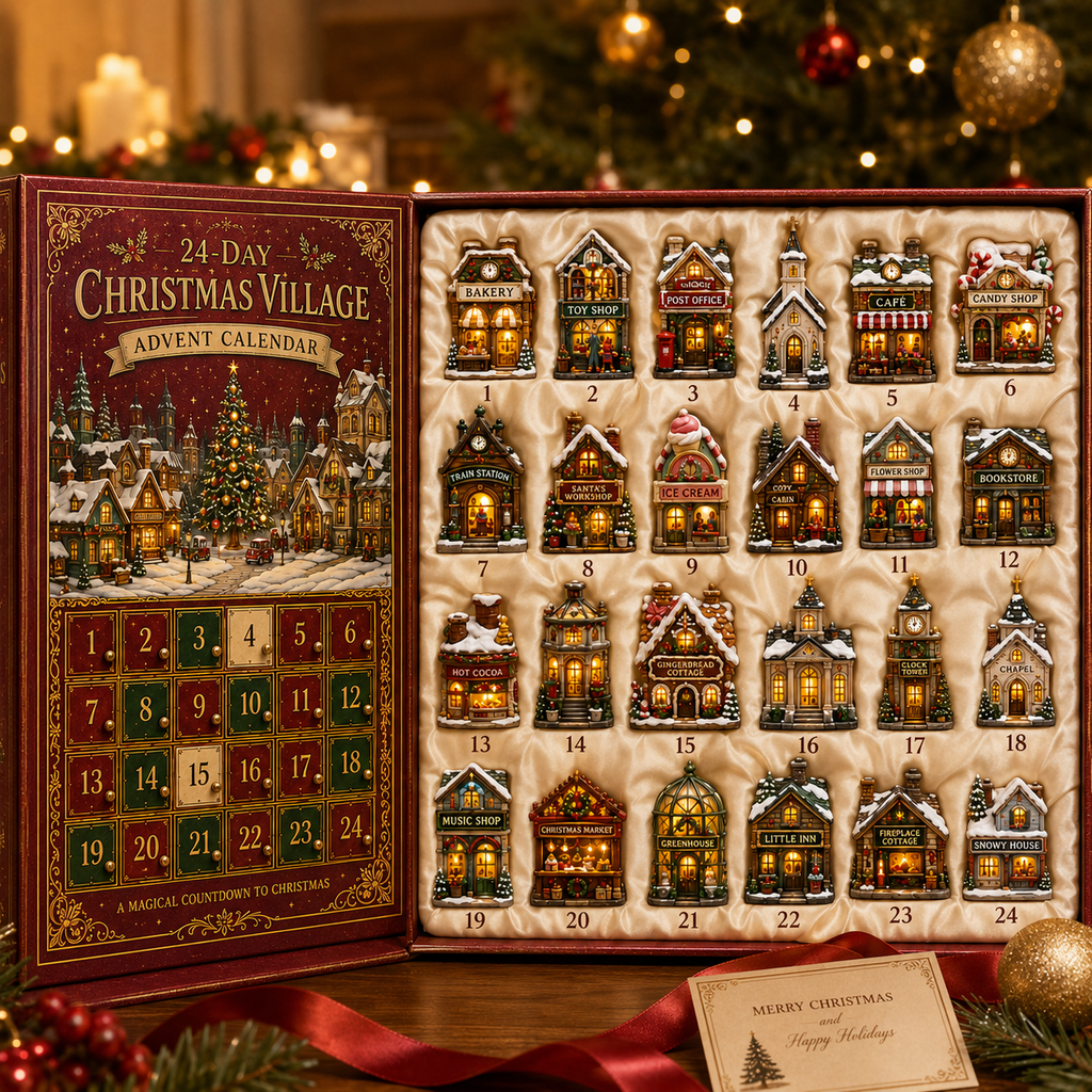 ✨24-Day Christmas Countdown Advent Calendar – Christmas Town