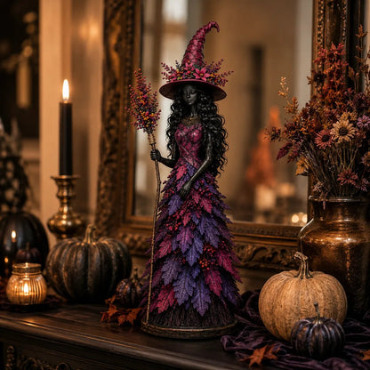🔥LAST DAY 50% OFF - 🧙‍♀️Enchanted Autumn Witch Figurine (📦Buy 2 Free Shipping)