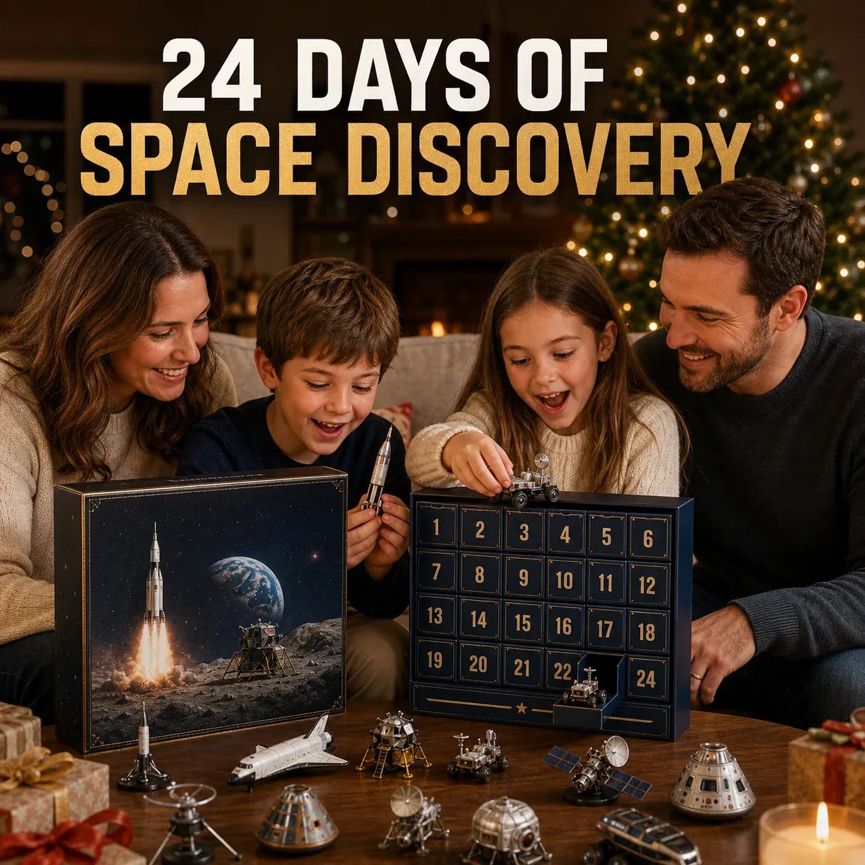 🚀🎁2026 Space Exploration Legends Advent Calendar – 🌌✨24 Days of Space Missions, 24 Collectible Surprises(📦Buy 2 Free Shipping)
