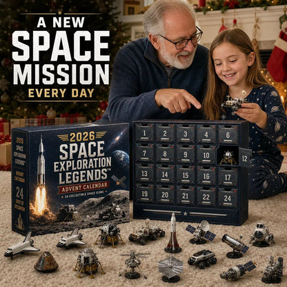 🚀🎁2026 Space Exploration Legends Advent Calendar – 🌌✨24 Days of Space Missions, 24 Collectible Surprises(📦Buy 2 Free Shipping)