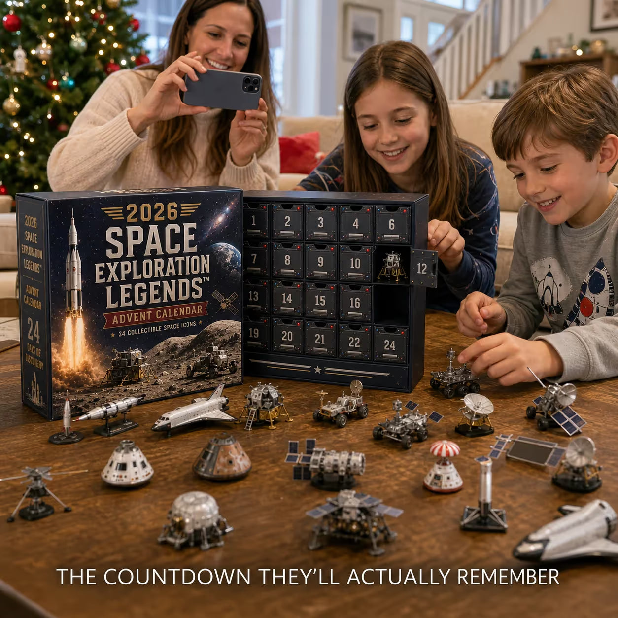 🚀🎁2026 Space Exploration Legends Advent Calendar – 🌌✨24 Days of Space Missions, 24 Collectible Surprises(📦Buy 2 Free Shipping)