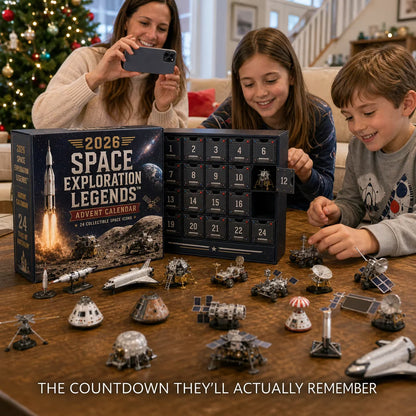 🚀🎁2026 Space Exploration Legends Advent Calendar – 🌌✨24 Days of Space Missions, 24 Collectible Surprises(📦Buy 2 Free Shipping)