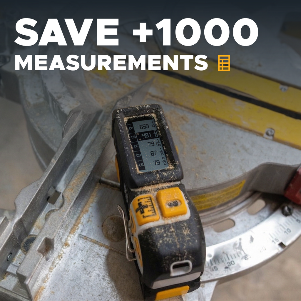 LASER DISTANCE + LEVEL + DIGITAL TAPE MEASURE