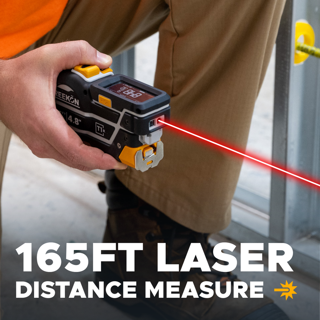 LASER DISTANCE + LEVEL + DIGITAL TAPE MEASURE