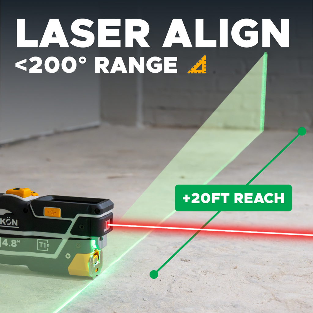 LASER DISTANCE + LEVEL + DIGITAL TAPE MEASURE