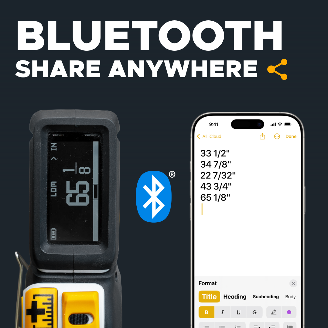 LASER DISTANCE + LEVEL + DIGITAL TAPE MEASURE