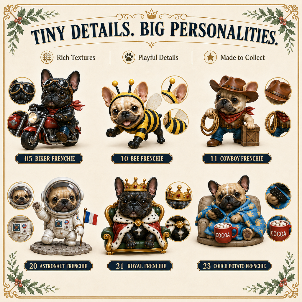 ⏰Christmas Early Bird 50% OFF-🎄🐶 2026 French Bulldog Advent Calendar – 24 Days of Frenchie Mischief
