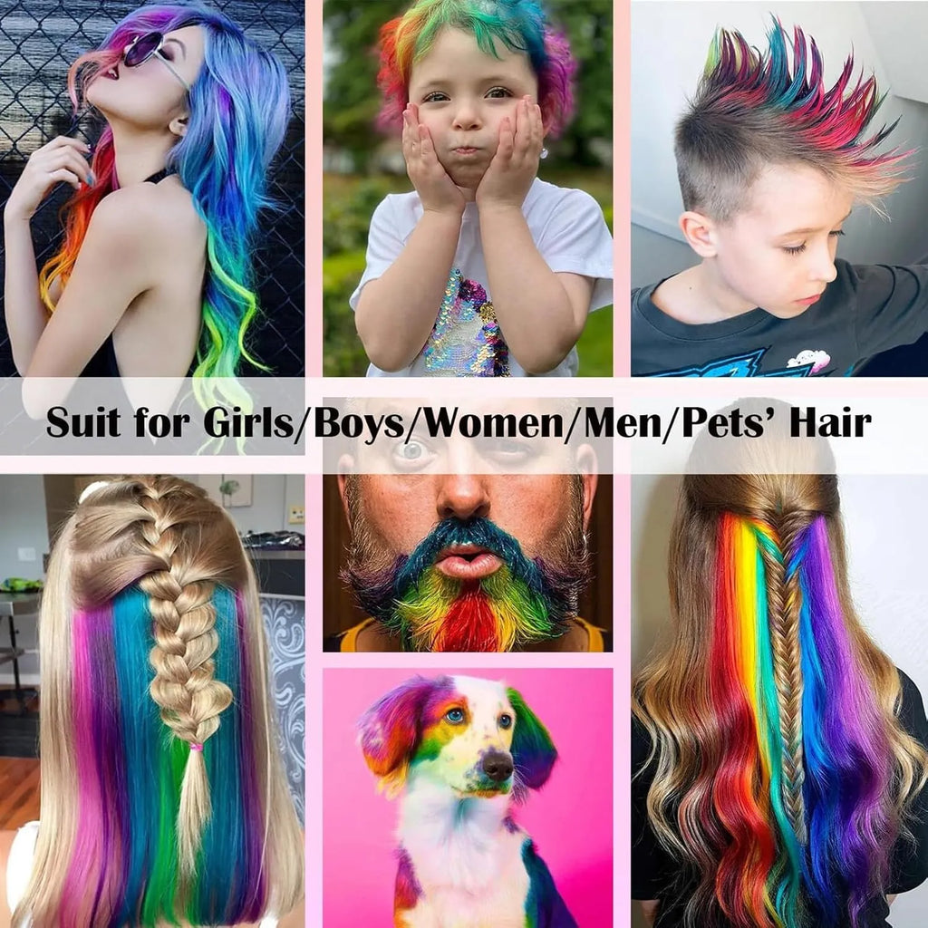 🎄🔥Festive Fun Hair Chalk Combs