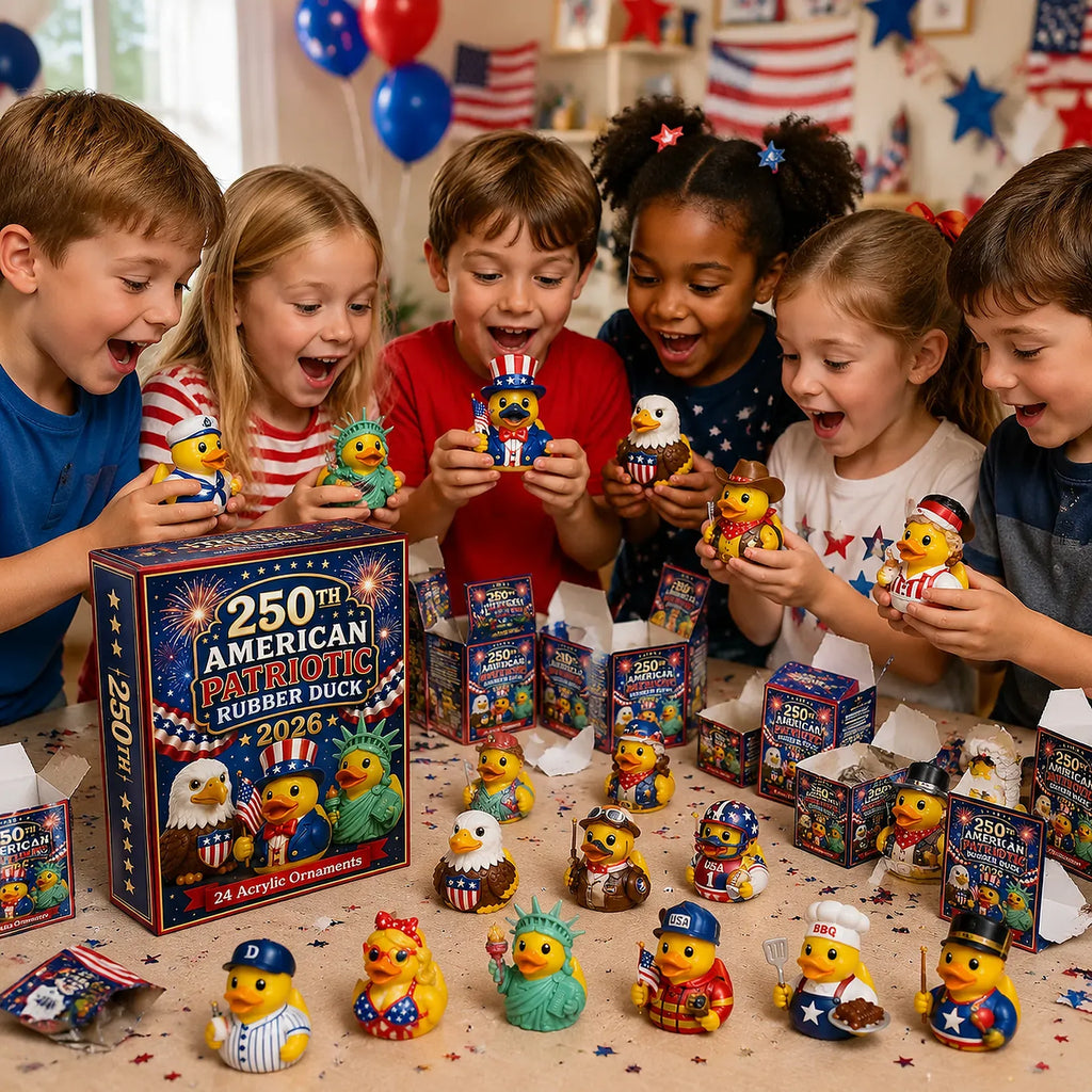 🎉 Limited Edition!🔥- 250th American Patriotic Rubber Duck Advent Calendar 2026