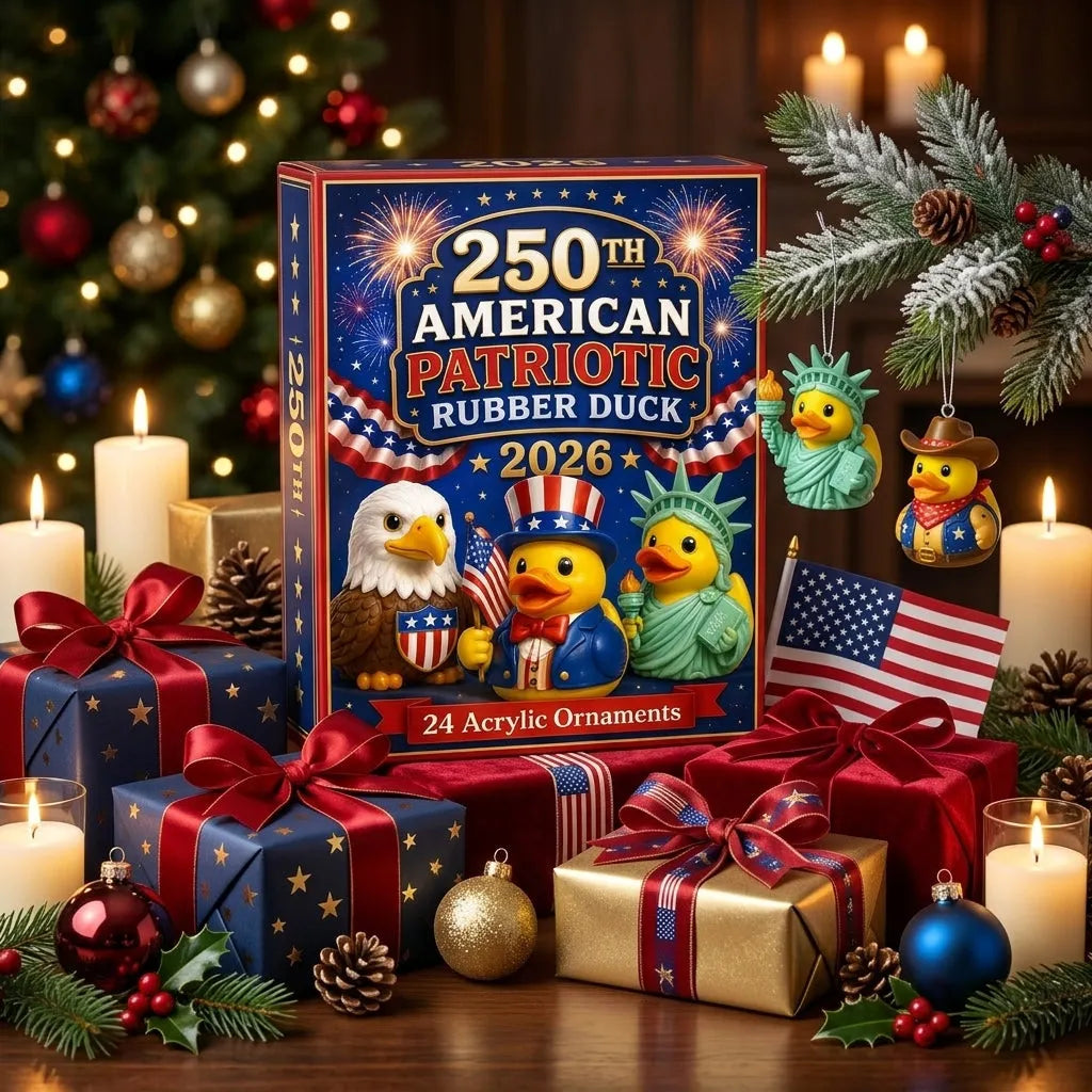 🎉 Limited Edition!🔥- 250th American Patriotic Rubber Duck Advent Calendar 2026