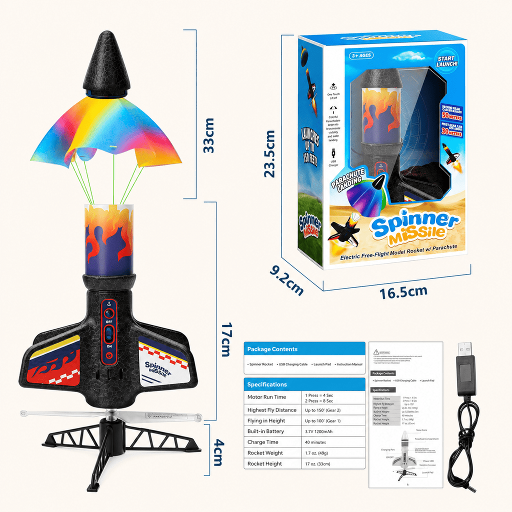 Outdoor Rocket Launcher Set for Kids