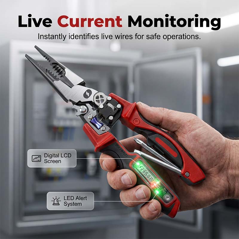 Multifunctional Digital Electrician's Pliers