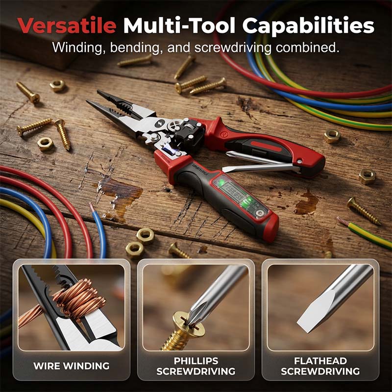 Multifunctional Digital Electrician's Pliers